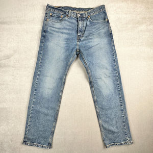LEVIS 505 Jeans Regular Fit Straight Leg MENS Size 34X29